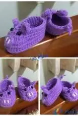baby shoes-pig