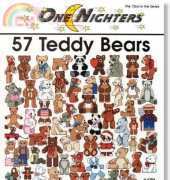 Jeanette Crews Designs One Nighters 472 - 57 Teddy Bears PCS