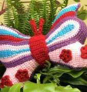 Coats & Clark Red Heart LW2323 Purple People Eater Hat by Michele Wilcox