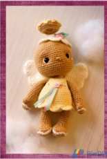 Elfin Thread - Lorena da Silva - Vintage Gingerbread Angel Doll