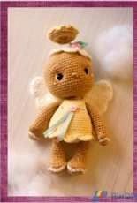 Elfin Thread - Lorena da Silva - Vintage Gingerbread Angel Doll