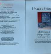Cherry Wood Designs Studio - I Made a Snowman