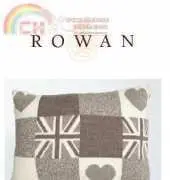 Union Jack Heart Grid Large Cushion by Marie Wallin