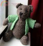 Knitted Teddy from Prima Magazine-January-2005