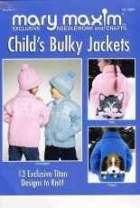 Mary Maxim no 16497 - Childs Bulky Jackets - Sizes 2 to 6