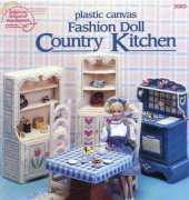 American School of Needlework 3083-Plastic Canvas-Fashion Doll Country Kitchen