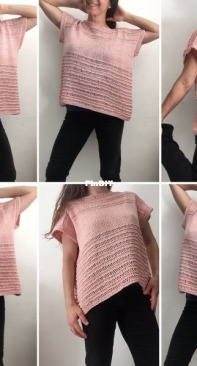Square T-shirt by Fluffy Knits-Italian-Free