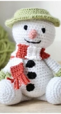 MelsCrochetHook - Snowman - English