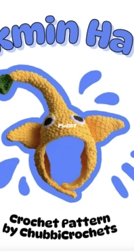 4-in1 Pikmin Hat - ChubbiCrochets - English
