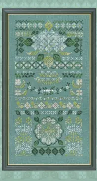 OwlForest Embroidery - 0135-GG-E - Blue Hydrangea