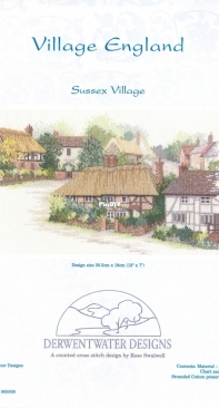 Derwentwater Designs Village England Serie - VE 12 - Sussex Village PCS