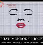 Yarn Hookers - Marilyn Monroe Silhouette