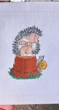 Hedgehog & Snail by Margaret Sherry