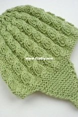 Love Fibres - Julie Taylor - Addison: Baby Earflap Hat with Cable Design