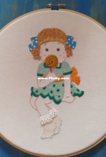 Girl with lollypop