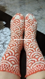 Critter Socks Nishikigoi by Cate Carter-Evans free