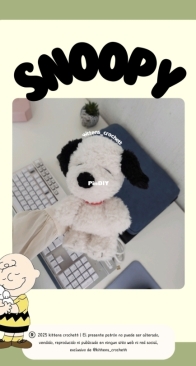 Kittens Crochett - Lulu -  Snoopy - Spanish