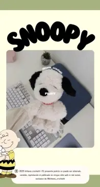 Kittens Crochett - Lulu -  Snoopy - Spanish