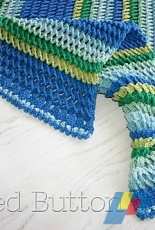 Felted Button - Susan Carlson - Irish Sea Blanket
