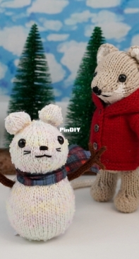 Fuzzy Mittens - Barbara Prime - Snow Mouse - Free