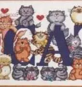 Design Works 9258 - I Love Cats