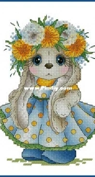 Bunny with Dandelion by Svetlana Sichkar XSD