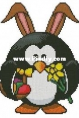 Artecy cross stitch - Mini Easter Penguin