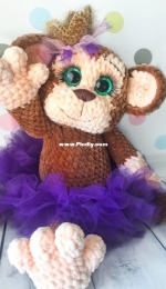 Grebneva toys - Svetlana Grebneva - Monkey Josie - Обезьянка Джози - Russian