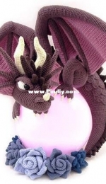 Dinegurumi - Sandra Haupt - Dragon Lamp - Russian