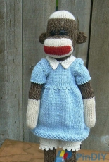 Sock Monkey Outfit by Susie Rogers -Free