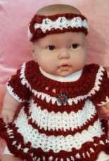 Stitchin Stacy - Stacy Moran - Bobble Baby Christmas Dress