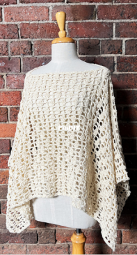 Bendigo Woollen Mills - PT 8618 Summer Poncho - Free
