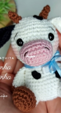 Ateliê Diana Ducheiko - Diana Regina do Carmo Ducheiko - Blackberry Cow - Vaquinha Amorinha - Portuguese - Free