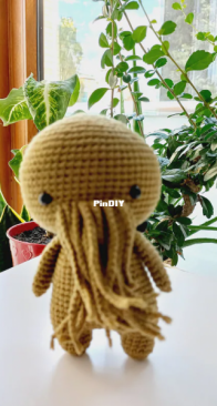 Hippiegurumi Crochet - Yeliz Tuglu - Baby Cthulhu