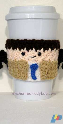 The Enchanted Ladybug - Angie Hale -Crochet Castiel Coffee Cup Cozy - Free