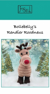 JesStijl - Jessica Harmsma - Bollebellys Reindeer Rednose - Bollebellys Rendier Roodneus - Dutch