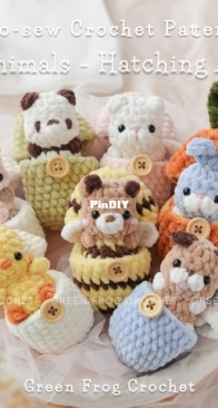 Green Frog Crochet - Thuy Anh - Đặng Thùy Anh - Hatching Mini Animals