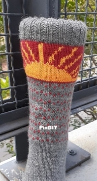 Daybreaker Socks by Zoei