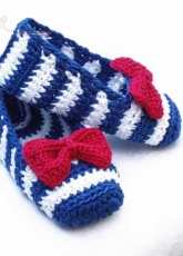 Sophie and Me - Ingunn Santini - Sailor Shoes with Red Bow