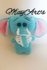 Elefante - Leithygurumi/Confecção:MayArts