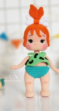 Dunyanin Amigurumisi - Bilgenur Çamtosun - Flintstones Pebbles  - Portuguese - Translated