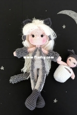 Nathalie Sweet Stitches - Luna and Her Little Helper Nana