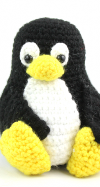 Stringy Ding Ding - Olive - Tux the Linux Penguin - Free
