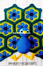 Spicy Tuesday Crafts - Amy McC Anderson - African Peacock