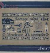 Jardin Privé CB03 - Ouvrage Soigné Brodeuse Appliquée