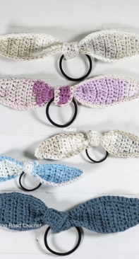 Winding Road Crochet - Lindsey Dale - Vintage Hair Tie - Free