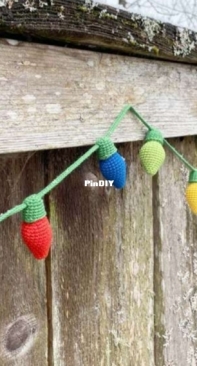 Erin May Crochet - Erin May - Twinkle Lights Garland - Guirnalda de Luces Centellantes - English - Spanish