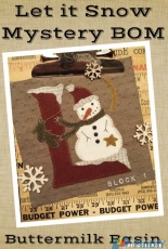 Let it Snow-Free Mystery Block 1 by Buttermilk Bassin-2016