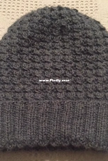 Mock-Cable Ribbed Hat by Rebecca Kendall-Free