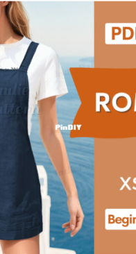 IndiePattern - Marina - Romper - Sizes XS-XXL - AIPattern